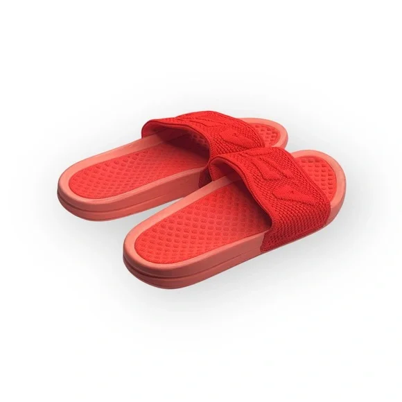 APL x Free People 𖤐 Limited Ed Logo Techloom Slide Sandal 𖤐 Magma Orange 𖤐 9M - Picture 4 of 16